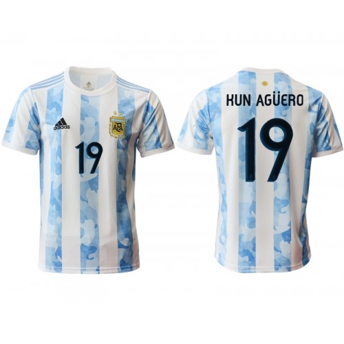 Argentina Dres Kun Agüero 19 Domaći 2020 Kratkih Rukava Argentina Dres Kun Agüero 19 Domaći 2020 Kratkih Rukava